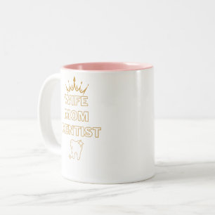 Caneca De Café Em Dois Tons Presente de profissão engraçado para esposa mãe de