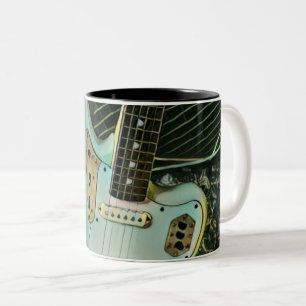 Caneca De Café Em Dois Tons presente de rock para ela