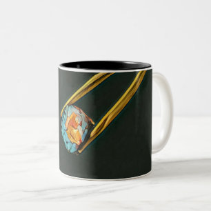 Caneca De Café Em Dois Tons presente de sushi legal