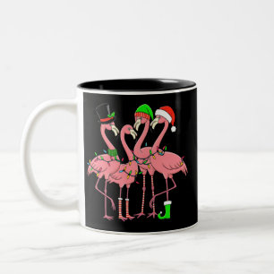 Caneca De Café Em Dois Tons Presente Divertido de Natal para Amante de Flaming