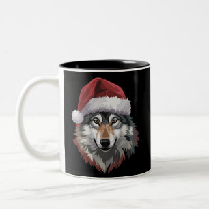 Caneca De Café Em Dois Tons Presente Divertido de Natal para Amantes de Animai
