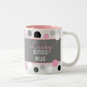 Caneca De Café Em Dois Tons Presente Divertido! Lucky Bingo Mug Café De Dois T