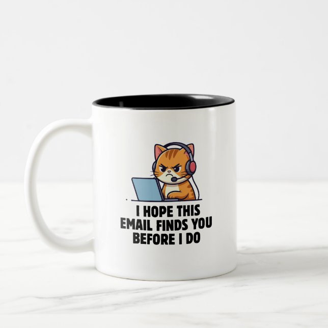 Caneca De Café Em Dois Tons Presente Divertido para Colega de Trabalho, Apreci (Esquerda)
