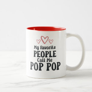 Caneca De Café Em Dois Tons Presente do Dia do Pai Minha Gente Favorita Me Cha