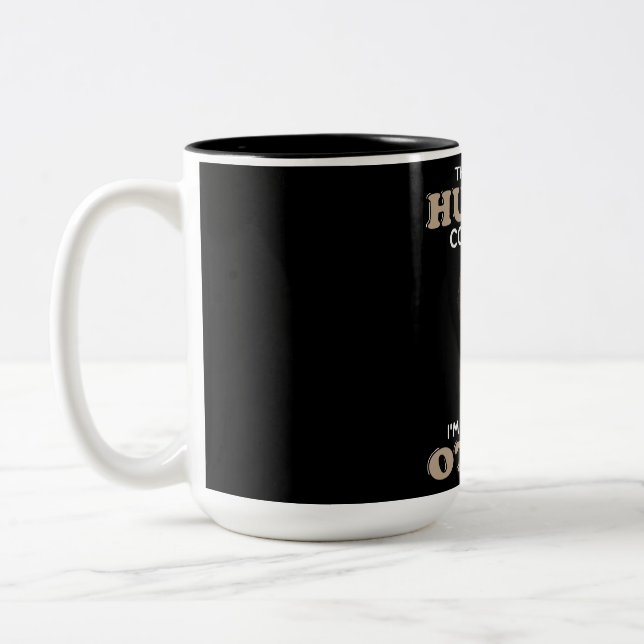 Caneca De Café Em Dois Tons Presente externo | Minha fantasia humana Eu sou re (Esquerda)