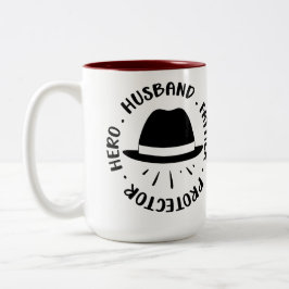 Caneca De Café Em Dois Tons Presente Hilarante para Pais 