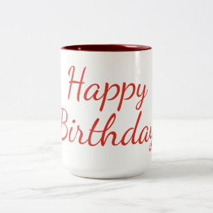Caneca De Café Em Dois Tons Presente Marrom