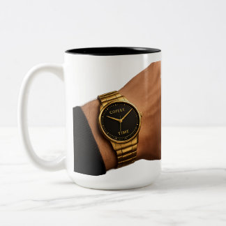 Caneca De Café Em Dois Tons | Presente Mínimo para Amantes de Café