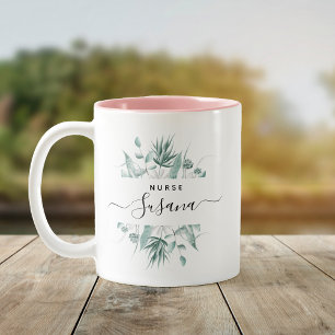 Caneca De Café Em Dois Tons Presente na Escola de Enfermagem Formando Personal