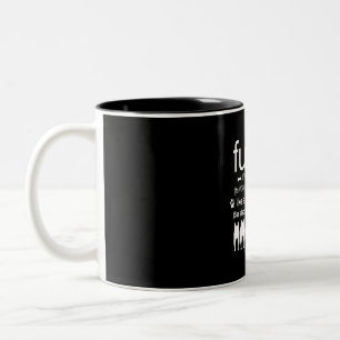 Caneca De Café Em Dois Tons Presente no cão   Tio Francês - Apenas Pai Mais Fr