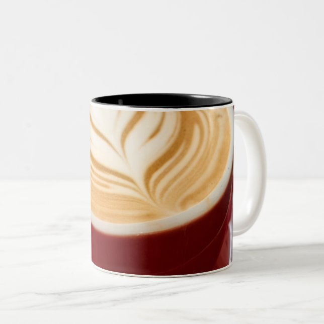 Caneca De Café Em Dois Tons Presente para amantes de café (Frente Esquerda)