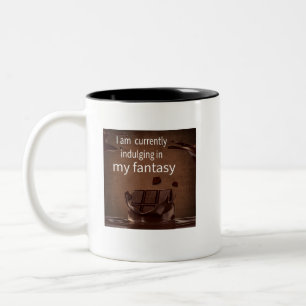 Caneca De Café Em Dois Tons Presente para amantes de chocolate me entregando à