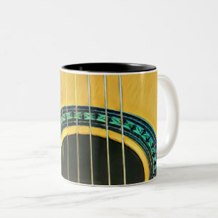Caneca De Café Em Dois Tons Presente para namorado guitarrista