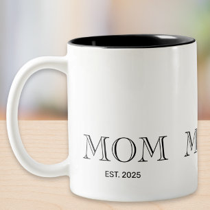 Caneca De Café Em Dois Tons Presente para Nova Mãe