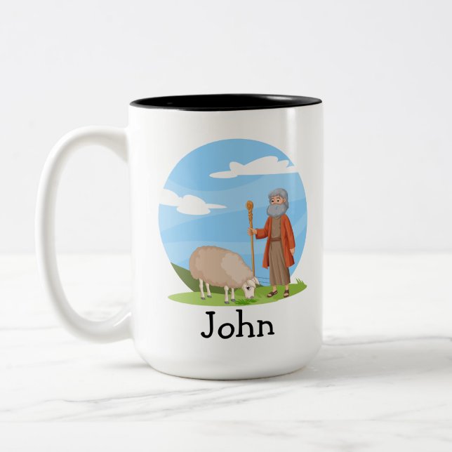 Caneca De Café Em Dois Tons Presente para os idosos personalizados da JW Obrig (Esquerda)