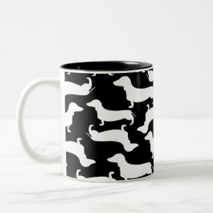 Caneca De Café Em Dois Tons Presente perfeito do teste padrão bonito do