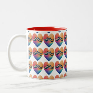 Caneca De Café Em Dois Tons Presente perfeito para o Dia de os namorados Eu te