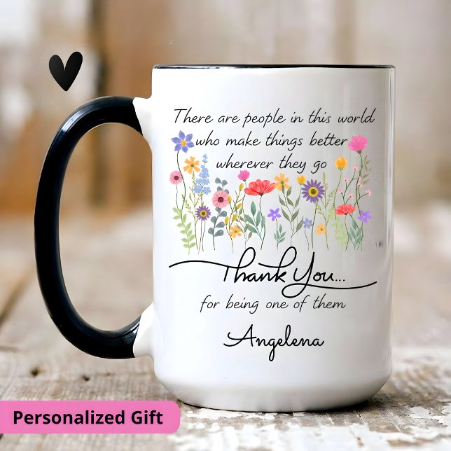 Caneca De Café Em Dois Tons Presente Personalizado de Agradecimento, apreciaçã (Criador carregado)