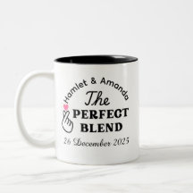 presente personalizado de casamento Mug