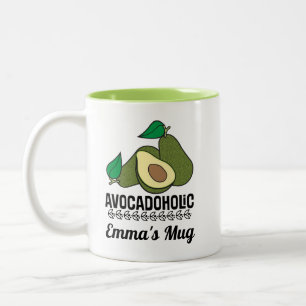 Caneca De Café Em Dois Tons Presente personalizado do Avocado Lover