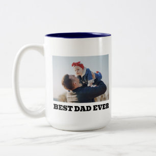 Caneca De Café Em Dois Tons Presente Personalizado Melhor Pai do Mundo