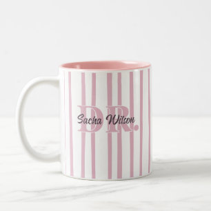 Caneca De Café Em Dois Tons Presente Personalizado para Profissional Médico