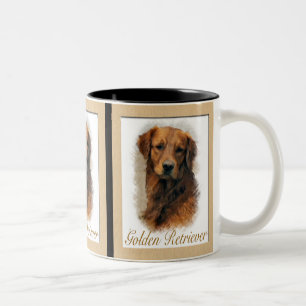 Caneca De Café Em Dois Tons Presentes de Arte para Ouros