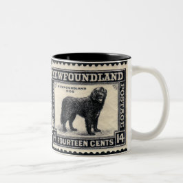 Caneca De Café Em Dois Tons Presentes de Cachorro na Terra Nova