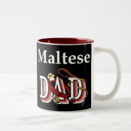 Caneca De Café Em Dois Tons Presentes de Pai Maltês