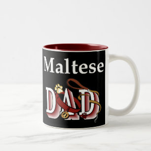 Caneca De Café Em Dois Tons Presentes de Pai Maltês