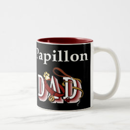 Caneca De Café Em Dois Tons Presentes de Pai Papillon