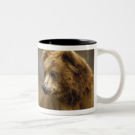 Caneca De Café Em Dois Tons Presentes de Urso Castanho