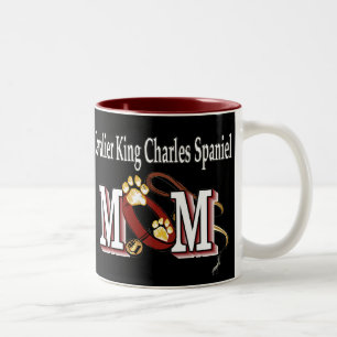Caneca De Café Em Dois Tons Presentes descuidados da mamã do Spaniel de rei
