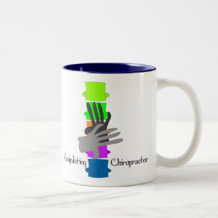 Caneca De Café Em Dois Tons Presentes do Chiropractor