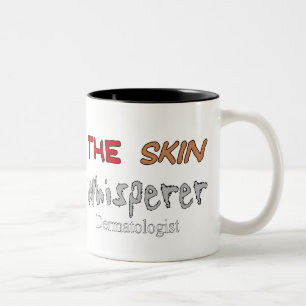 Caneca De Café Em Dois Tons Presentes do dermatologista o Whisperer da pele