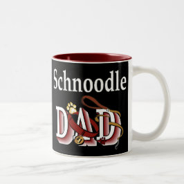 Caneca De Café Em Dois Tons Presentes do Pai Schnoodle