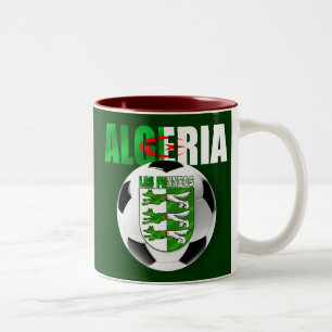 Caneca De Café Em Dois Tons Presentes do protetor da bola de futebol da