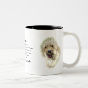Caneca De Café Em Dois Tons Presentes dos amantes de Labradoodle