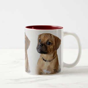 Caneca De Café Em Dois Tons Presentes dos amantes de Puggle