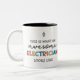 Caneca De Café Em Dois Tons Presentes eletrônicos engraçados para eletricistas