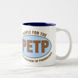 Caneca De Café Em Dois Tons Presentes engraçados "PETP original" Deisgn do