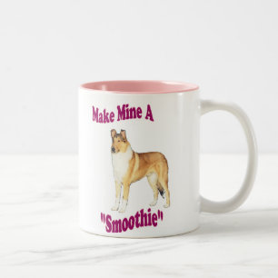 Caneca De Café Em Dois Tons Presentes lisos do Collie
