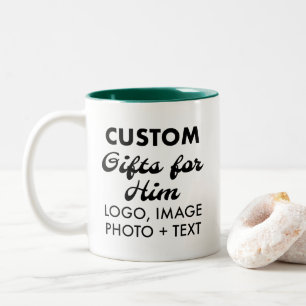 Caneca De Café Em Dois Tons Presentes personalizados para ele caçador de canec