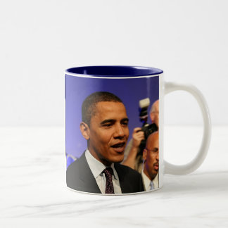 Caneca De Café Em Dois Tons Presidente Barack Obama