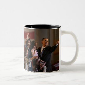 Caneca De Café Em Dois Tons Presidente Obama Primeiro Família Lembrança