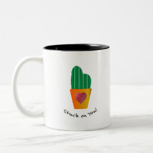 Caneca De Café Em Dois Tons Preso em você