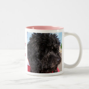 Caneca De Café Em Dois Tons Pressão do gengibre dos doces, EU AMO MYDOOO