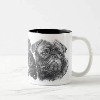 Caneca De Café Em Dois Tons Preto