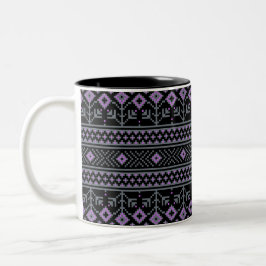 Caneca De Café Em Dois Tons Preto
