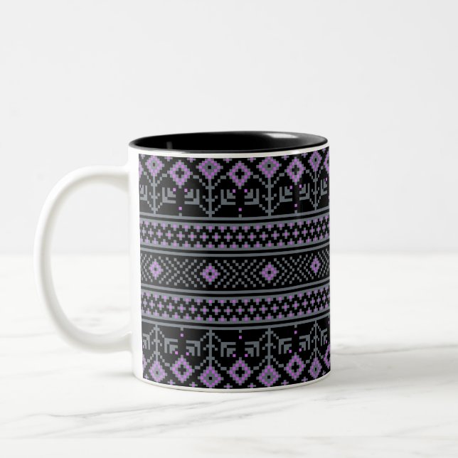 Caneca De Café Em Dois Tons Preto (Esquerda)